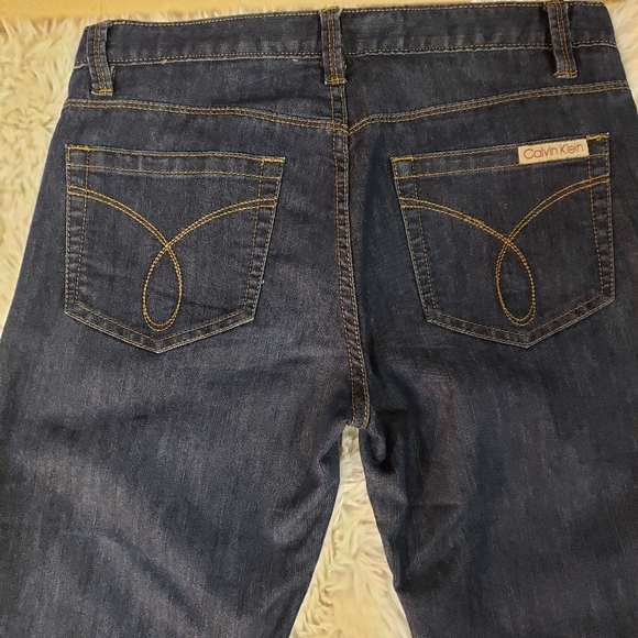 Calvin Klein Size 8 Wide Leg Blue - Picture 15 of 17